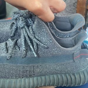 Yeezy Reflective Black. Size 7.5. Unisex athletic shoe brand .Great condition. .